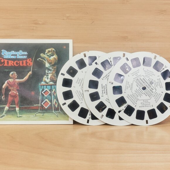 Vintage View-Master Reels – Ringling Bros. & Barnum & Bailey Circus / Packet B77 - Picture 5 of 8